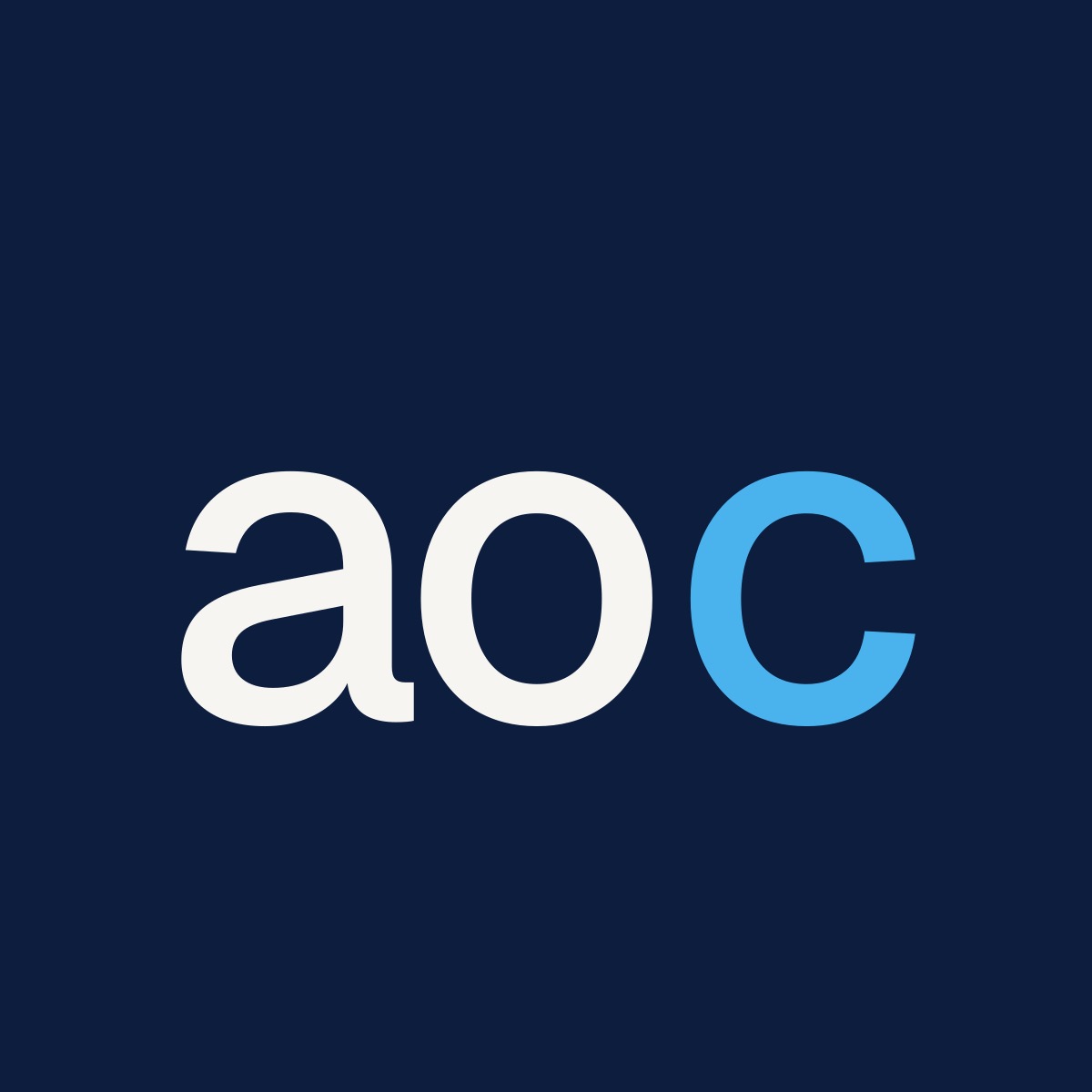 Monograma «aoc» de Ángel Ortega Castro